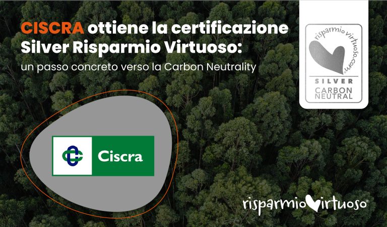 certificazione Risparmio Virtuoso Silver CISCRA